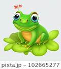 AIで生成したカエルのイラスト AIで生成したカエルのイラスト 102665277