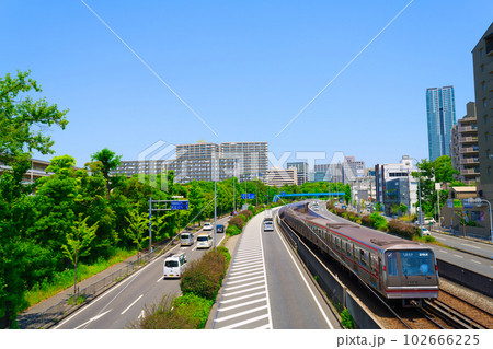 【大阪府】6月・北大阪急行で大阪モノレール・千里中央駅へ 【大阪府】6月・北大阪急行で大阪モノレール・千里中央駅へ 102666225