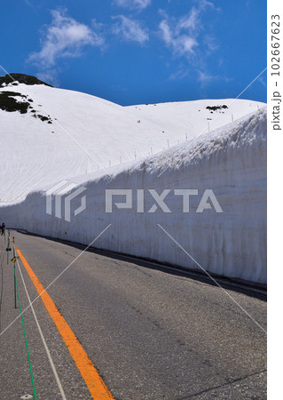 立山 雪の大谷 立山 雪の大谷 102667623