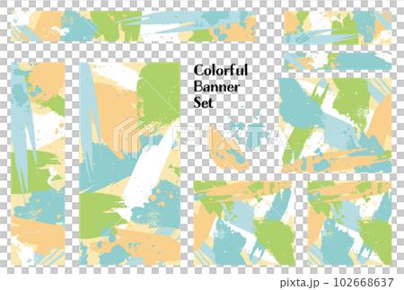 Banner set_abstract 102668637