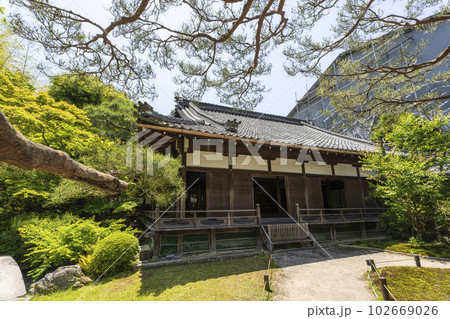 初夏の青蓮院門跡　小御所　京都府京都市 102669026
