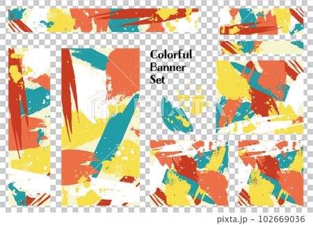 Banner set_abstract 102669036