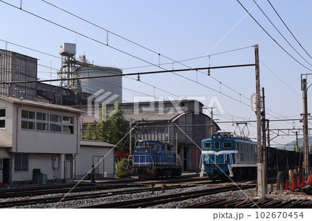 秩父鉄道の貨物駅・武州原谷駅 102670454