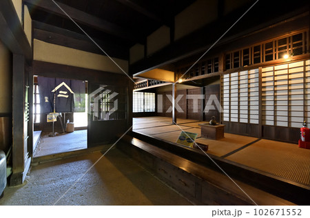 旧鹿沼家住宅の内部 大和民俗公園(奈良県大和郡山市) 旧鹿沼家住宅の内部 大和民俗公園(奈良県大和郡山市) 102671552