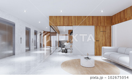 White industrial city office. White industrial city office. 102675054
