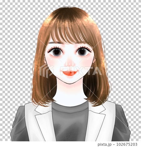 一個女人帶著微笑 102675203