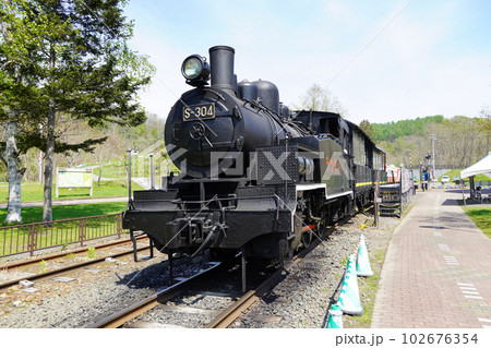 蒸気機関車S-304・三笠鉄道村 102676354