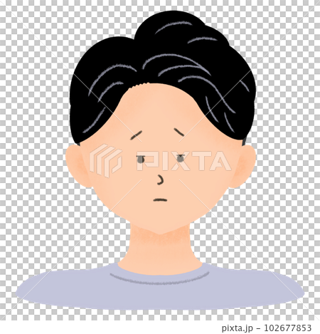 一重瞼が悩みの男性 一重瞼が悩みの男性 102677853