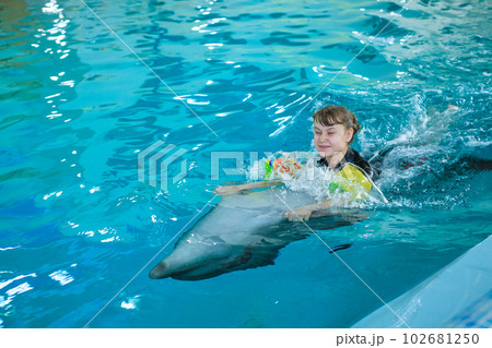 Treatment of children by means of dolphins Treatment of children by means of dolphins 102681250