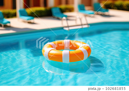 Swimming pool and inflatable ring Swimming pool and inflatable ring 102681855
