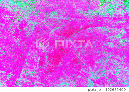 cracked plaster on the wall, changed color scheme, wall background. 102683400