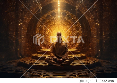 Yoga Zen Chakra Aura Spiritual Energy Pose Silhouette Peace