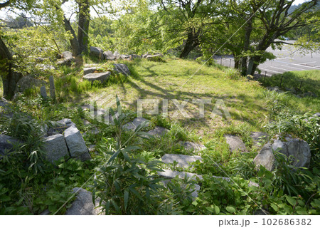 大溝城　天守台跡　滋賀県高島市 102686382