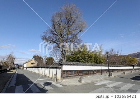 長野市　松代町の街並み 102686421