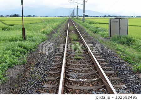 鉄道線路 羽越本線 鉄道線路 羽越本線 102688495