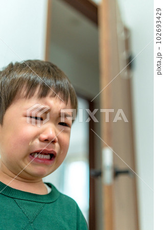 イヤイヤ期の子供 号泣 大泣きする男の子 イヤイヤ期の子供 号泣 大泣きする男の子 102693429