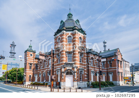 「岩手県」歴史のある岩手銀行赤レンガ館・盛岡市 「岩手県」歴史のある岩手銀行赤レンガ館・盛岡市 102697295