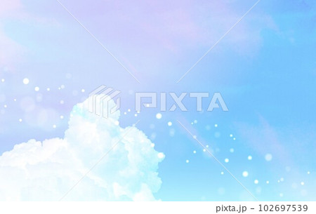 空と雲がキラキラ虹色 空と雲がキラキラ虹色 102697539