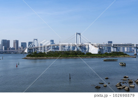 東京 お台場海浜港からの風景 東京 お台場海浜港からの風景 102698879