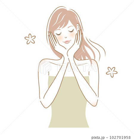 うっとりする女性 102701958