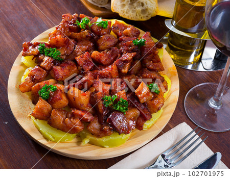 Spanish roasted pig snouts Spanish roasted pig snouts 102701975