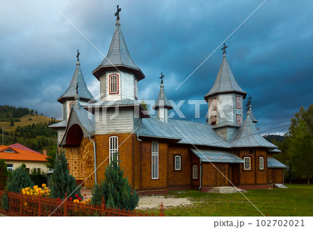 Wooden church in Carlibaba, Romania Wooden church in Carlibaba, Romania 102702021