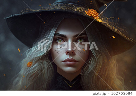 美人の魔女のイメージ：AI生成画像 102705094