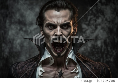 ドラキュラのイメージ:AI生成画像 ドラキュラのイメージ:AI生成画像 102705706