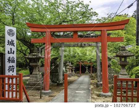松江 城山稲荷神社 鳥居 島根県松江市 松江 城山稲荷神社 鳥居 島根県松江市 102706727
