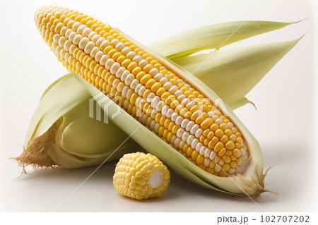 新鮮なトウモロコシのイメージ:AI生成画像 新鮮なトウモロコシのイメージ:AI生成画像 102707202