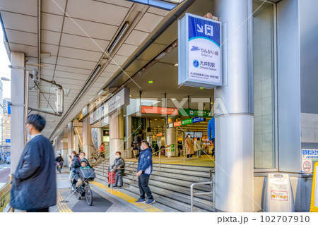 東京都品川区の都市風景　大井町駅 102707910