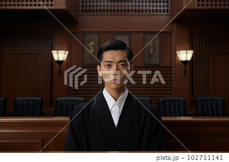 男性の裁判官のイメージ:AI生成画像 男性の裁判官のイメージ:AI生成画像 102711141