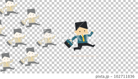 Deformed business person illustration male excellent image 1:1.191 102711836