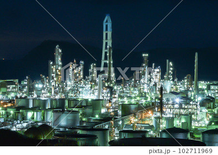 【和歌山】工場夜景、ENEOS和歌山製油所を望む夜景が綺麗でした。 【和歌山】工場夜景、ENEOS和歌山製油所を望む夜景が綺麗でした。 102711969