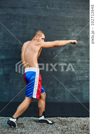 Boxer shorts trains outside 102712648