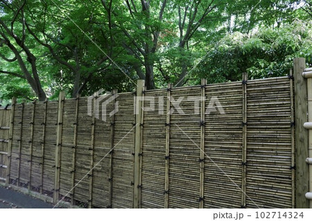 日本庭園　御簾垣（みすがき） 102714324