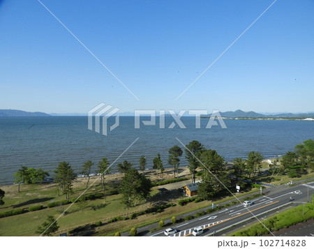 琵琶湖となぎさ公園の景色 琵琶湖となぎさ公園の景色 102714828