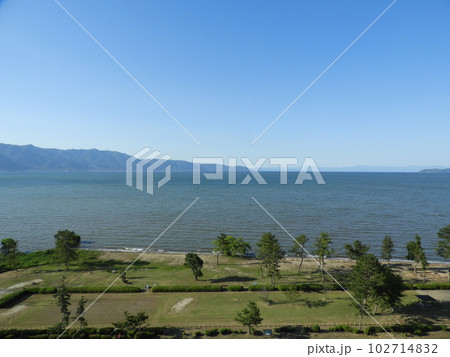 琵琶湖となぎさ公園の景色 琵琶湖となぎさ公園の景色 102714832