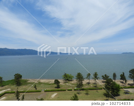 琵琶湖となぎさ公園の景色 琵琶湖となぎさ公園の景色 102714833