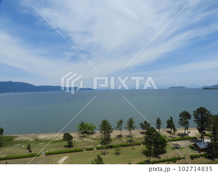 琵琶湖となぎさ公園の景色 琵琶湖となぎさ公園の景色 102714835