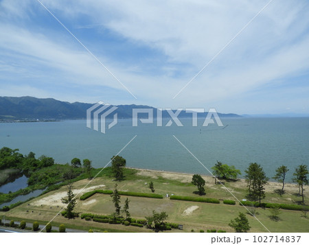 琵琶湖となぎさ公園の景色 琵琶湖となぎさ公園の景色 102714837