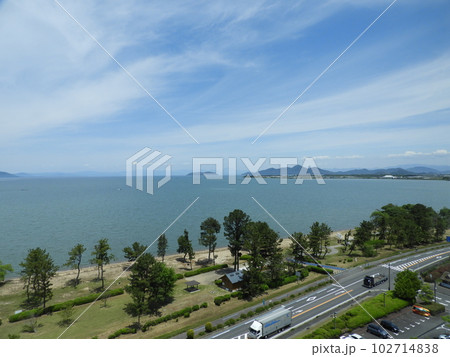 琵琶湖となぎさ公園の景色 琵琶湖となぎさ公園の景色 102714838