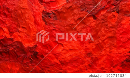 赤い抽象的な油絵の背景「AI生成画像」 赤い抽象的な油絵の背景「AI生成画像」 102715024