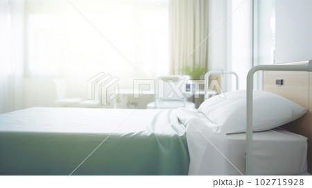 日の当たる病室「AI生成画像」 102715928