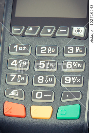 Payment terminal, credit card reader using for cashless paying Payment terminal, credit card reader using for cashless paying 102716348