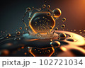 Virtual technology illustration with background nano technology. Ganerative AI. 102721034