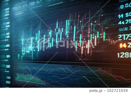 Business chart background financial stock...のイラスト素材 [102721039] - PIXTA