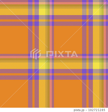 Orange peel tartan plaid seamless pattern Vector Image