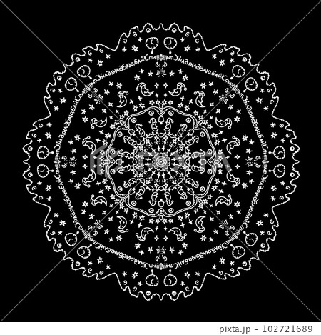 Abstract ornamental mandala Abstract ornamental mandala 102721689