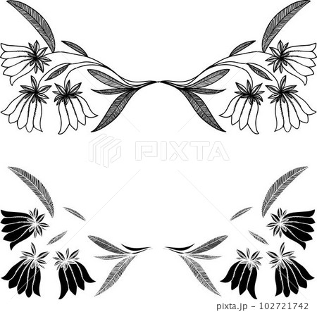 Floral elements, vector illustration Floral elements, vector illustration 102721742